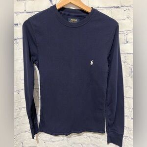 Ralph Lauren Polo Men's Classic Fit Shirt in Navy-Size Small